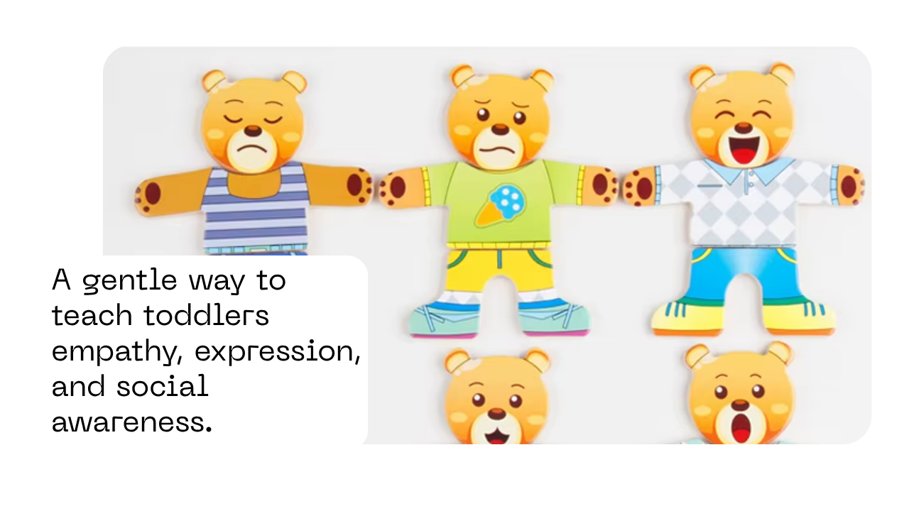 Little Bear Change Clothes Children'S Early Education Wooden Jigsaw Puzzle Dressing Game Baby Puzzle Toys for Children Gift